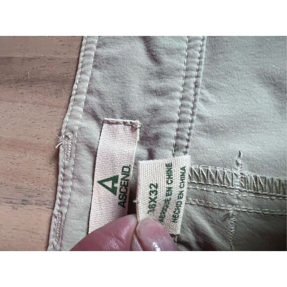 Ascend Explorer‎ Men's Khaki Outdoor Camping Hiking Pants Size 36x32 Anti Slip - Picture 8 of 10